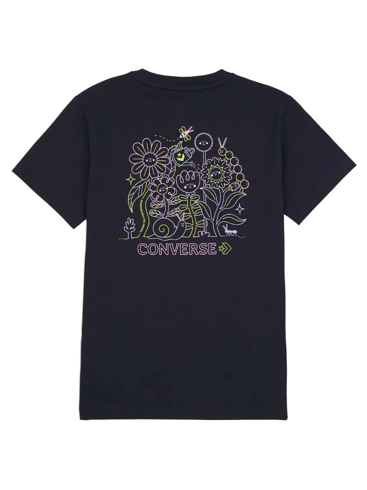 CONVERSE Тениска FLOWER GARDEN SLIM-FIT