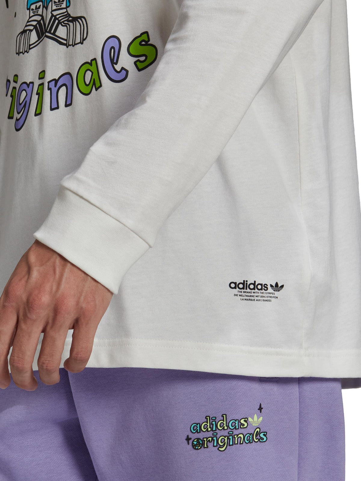 ADIDAS ORIGINALS Блуза Graphics Stoked Alien Long Sleeve